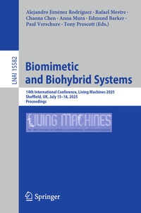Enlarge image Cover: Biomimetic and Biohybrid Systems - Springer