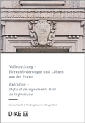 Cover: Vollstreckung - Ex&eacute;cution - Dike Verlag Z&uuml;rich