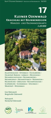 Abbildung von: Blatt 17, Kleiner Odenwald - Kraichgau mit Brunnenregion - MeKi Landkarten