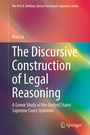 Cover: The Discursive Construction of Legal Reasoning - Springer