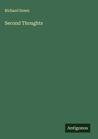 Enlarge image Cover: Second Thoughts - Antigonos Verlag