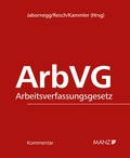 Cover: Kommentar zum Arbeitsverfassungsgesetz - Manz