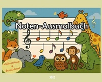 Abbildung von: Noten-Ausmalbuch - tredition