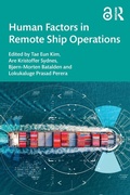 Cover: Human Factors in Remote Ship Operations - Routledge
