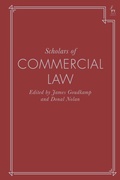 Cover: Scholars of Commercial Law - Hart Publishing