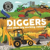 Enlarge image Cover: Wheels at Work: Diggers - Wayland