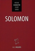 Cover: Solomon (Ritchie Character Study Series, #3) - JOHN RITCHIE LTD