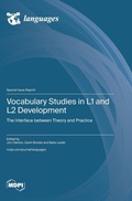Cover: Vocabulary Studies in L1 and L2 Development - MDPI AG