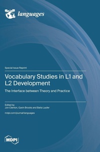 Enlarge image Cover: Vocabulary Studies in L1 and L2 Development - MDPI AG