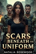 Cover: Scars Beneath the Uniform: A Dark Military Reverse Harem Romance of Love, Loyalty, and War (Alpha Code: Red) - Natalia Rosewood