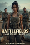 Cover: Battlefields and Broken Hearts: A Military Reverse Harem Romance of Redemption, Resistance, and Rough Love (Alpha Code: Red) - Natalia Rosewood