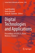 Cover: Digital Technologies and Applications - Springer
