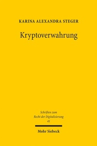 Abbildung von: Kryptoverwahrung - Mohr Siebeck