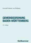 Abbildung von: Gemeindeordnung Baden-Württemberg - Kohlhammer