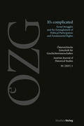 Cover: &Ouml;sterreichische Zeitschrift f&uuml;r Geschichtswissenschaften 36/1/2025 - Studien Verlag