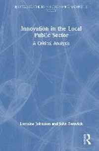 Abbildung von: Innovation in the Local Public Sector - Routledge