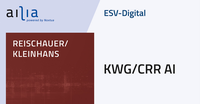 Enlarge image Cover: ESV-Digital KWG/CRR AI - Abonnement - Erich Schmidt Verlag
