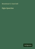 Cover: Elgin Speeches - Antigonos Verlag