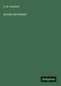 Enlarge image Cover: Across the Desert - Antigonos Verlag