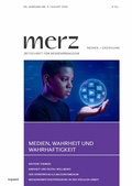 Cover: Medien, Wahrheit und Wahrhaftigkeit - kopaed - merz / medien+ erziehung