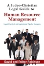 Cover: A Judeo-Christian Legal Guide to Human Resource Management - WestBow Press