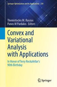 Abbildung von: Convex and Variational Analysis with Applications - Springer