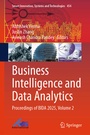 Cover: Business Intelligence and Data Analytics - Springer
