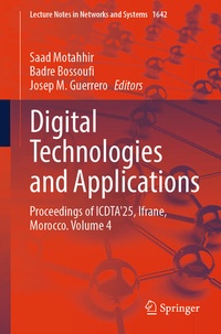 Enlarge image Cover: Digital Technologies and Applications - Springer