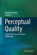 Cover: Perceptual Quality - Springer