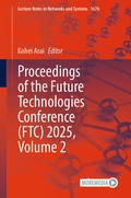 Cover: Proceedings of the Future Technologies Conference (FTC) 2025, Volume 2 - Springer