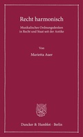 Bild: Recht harmonisch - Duncker & Humblot