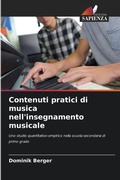 Cover: Contenuti pratici di musica nell'insegnamento musicale - Edizioni Sapienza