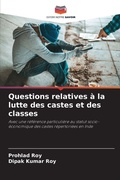 Cover: Questions relatives a la lutte des castes et des classes - Editions Notre Savoir