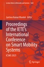 Cover: Proceedings of the IETE's International Conference on Smart Mobility Systems - Springer