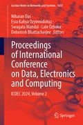 Cover: Proceedings of International Conference on Data, Electronics and Computing - Springer