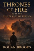 Cover: Thrones of Fire (Book One: The Beasts of the Sea, #1) - Rohan Brooks