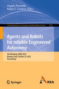 Cover: Agents and Robots for reliable Engineered Autonomy - Springer