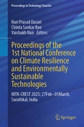 Cover: Proceedings of the 1st National Conference on Climate Resilience and Environmentally Sustainable Technologies - Springer