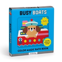 Enlarge image Cover: Busy Boats Color Magic Bath Book - Mudpuppy Press