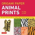 Cover: Origami Paper - Animal Prints - 8 1/4" - 49 Sheets - Tuttle Publishing