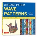 Cover: Origami Paper - Wave Patterns - 6 3/4 inch - 48 Sheets - Tuttle Publishing