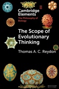 Cover: The Scope of Evolutionary Thinking - Cambridge University Press
