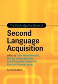 Cover: The Cambridge Handbook of Second Language Acquisition - Cambridge University Press