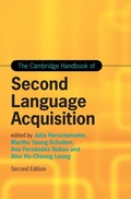 Cover: The Cambridge Handbook of Second Language Acquisition - Cambridge University Press