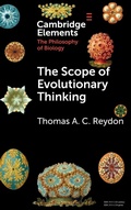 Cover: The Scope of Evolutionary Thinking - Cambridge University Press