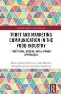 Cover: Trust and Marketing Communication in the Food Industry - Routledge