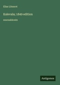 Cover: Kalevala; 1849 edition - Antigonos Verlag