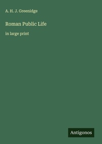 Enlarge image Cover: Roman Public Life - Antigonos Verlag