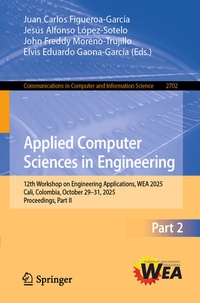 Enlarge image Cover: Applied Computer Sciences in Engineering - Springer