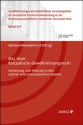 Cover: Das neue Europ&auml;ische Gew&auml;hrleistungsrecht Umsetzung und Wirkung in den Zentral- und Osteurop&auml;ischen Staaten - Manz
